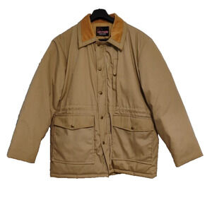 WARM Vtg Westwind Sportswear Coat Western Cowboy Rugged Men XL Tan USA RAR